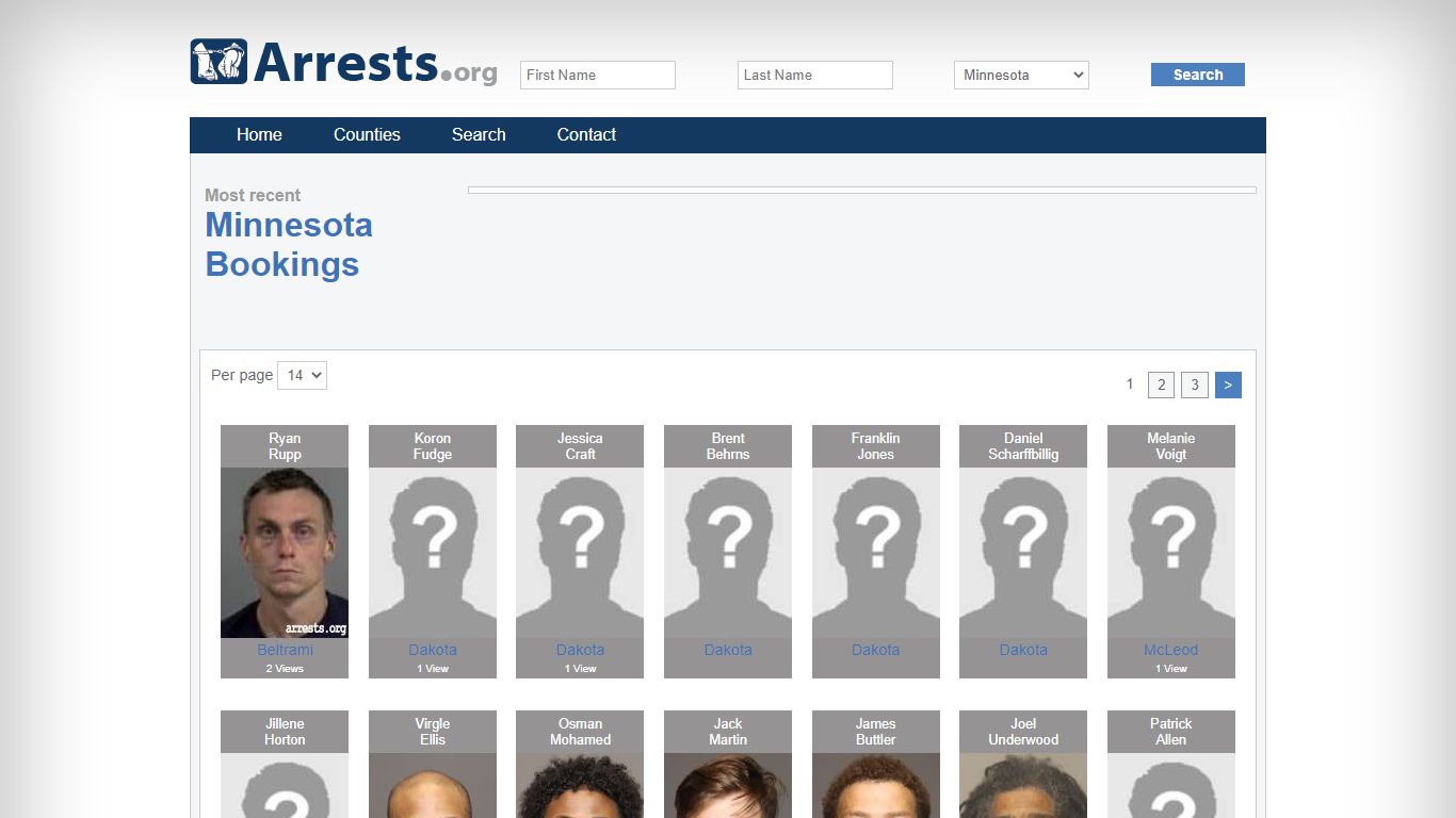 Minnesota Arrests and Inmate Search